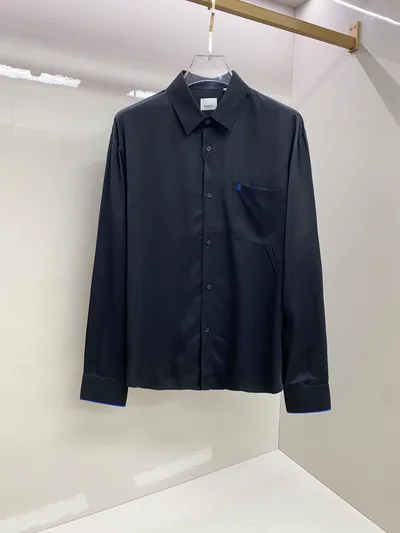 Burberry 2026SS Classic Embroidered Casual Shirt