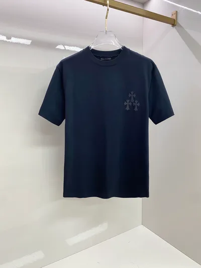 Chrome Hearts 2026SS Cross Leather Patch T-Shirt