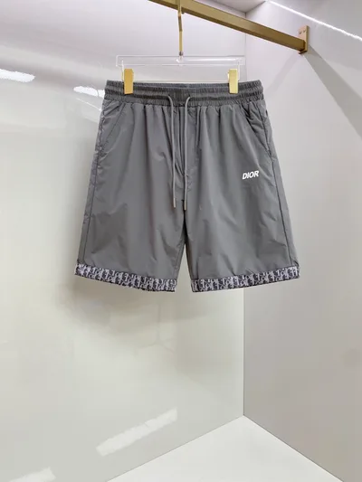 Dior 2026SS Summer Limited Oblique Jacquard Patchwork Casual Shorts
