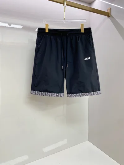 Dior 2026SS Summer Limited Oblique Jacquard Patchwork Casual Shorts