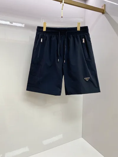 Prada 2026SS Classic Triangle Logo Tech Shorts