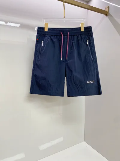 Gucci 2026SS Summer Limited Contrast Drawstring Casual Shorts