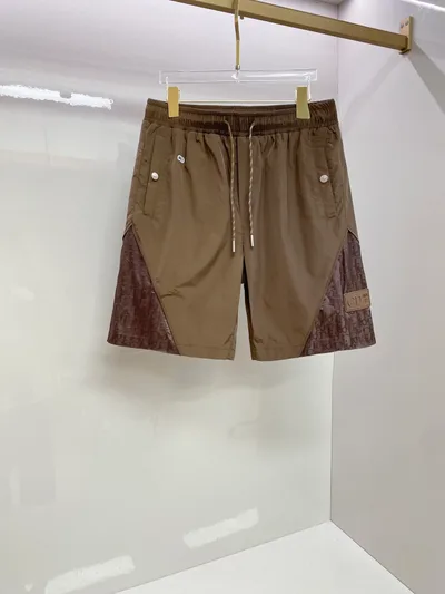 Dior 2026SS Summer Oblique Jacquard Patchwork Casual Shorts
