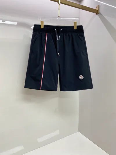 Moncler 2026SS Men's Summer Classic Webbing Casual Shorts
