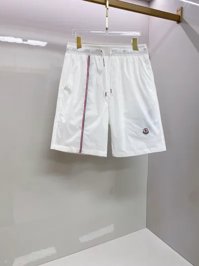 Moncler 2026SS Men's Summer Classic Webbing Casual Shorts