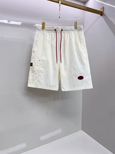 Gucci 2026SS Summer Contrast Drawstring Casual Shorts