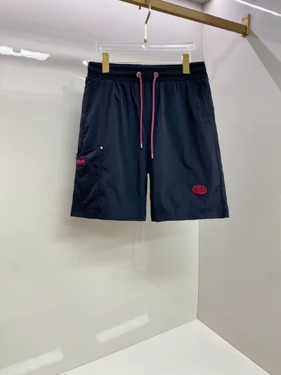 Gucci 2026SS Summer Contrast Drawstring Casual Shorts