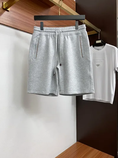 LP Loro Piana Spring/Summer Casual Shorts Classic Series Tencel Cotton