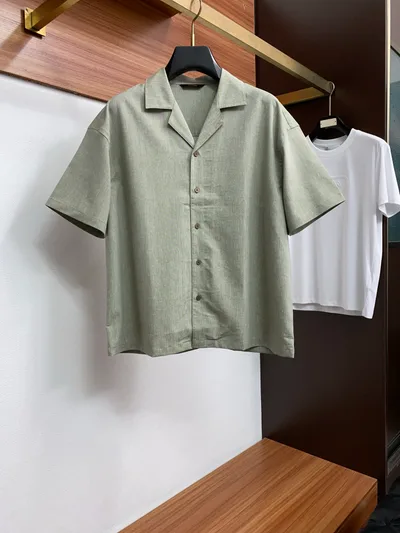 Zegna 2026 New Men's Casual Business Polo Short Sleeve
