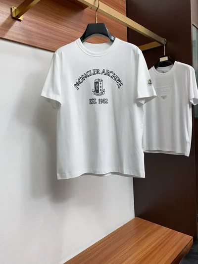 Moncler Official New Letter Short Sleeve