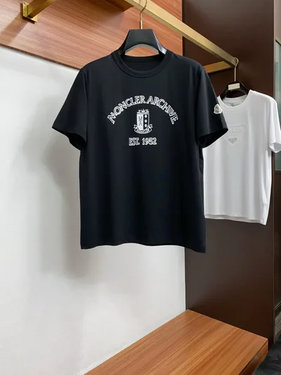 Moncler Official New Letter Short Sleeve T-Shirt