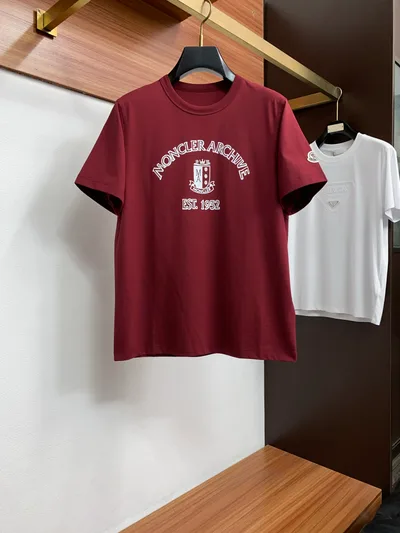 Moncler Official New Letter Short Sleeve T-Shirt