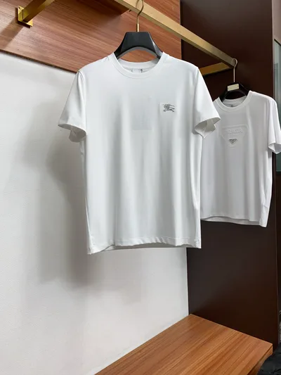 Burberry 2026 Spring/Summer Short Sleeve Crew Neck T-Shirt