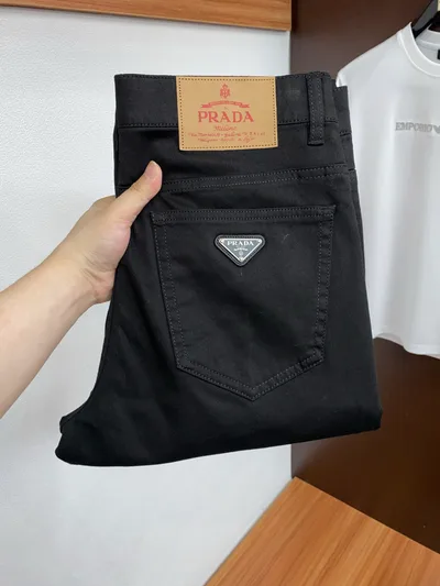 Prada 2026SS New Jeans Casual Pants Clean Tailoring