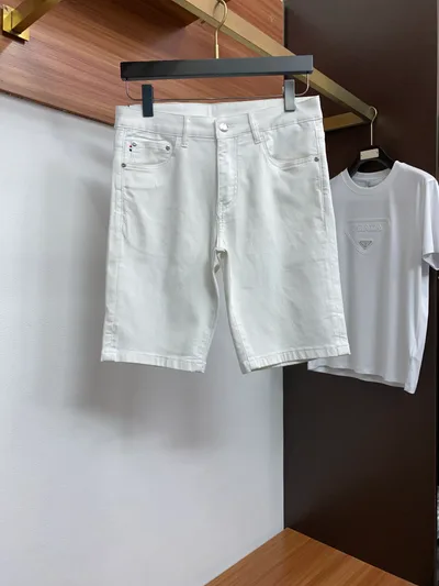 Moncler 2026 Spring Denim Shorts
