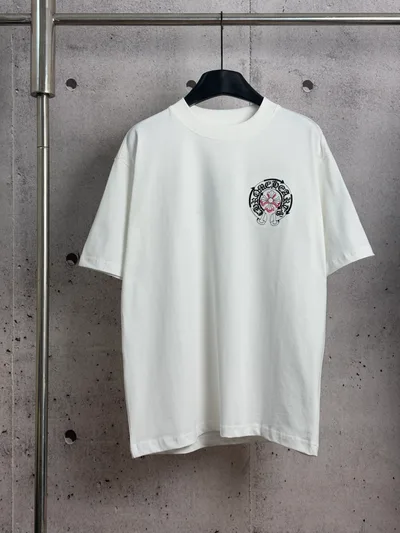 Chrome Hearts Classic Embroidered Short Sleeve T-Shirt