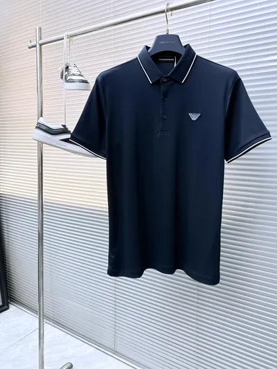 Armani High-End Business Casual Short Sleeve Shirt