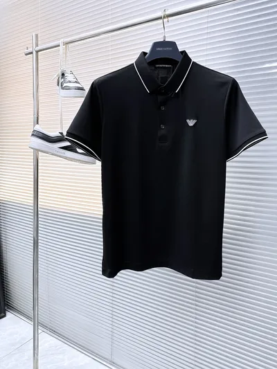 Armani High-End Business Casual Short Sleeve Shirt