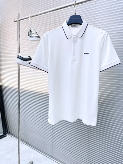 Hermès High-End Business Casual Short Sleeve Shirt