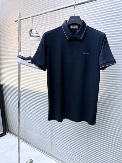 Hermès High-End Business Casual Short Sleeve Shirt