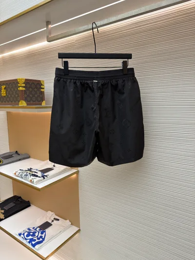 LOUIS VUITTON Monogram Elastic Beach Shorts