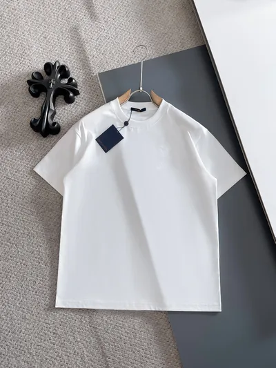 1V Custom 280g Fabric Embroidered Unisex Tee
