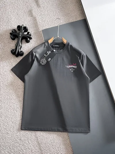1V Custom 280g Fabric Contrast Screen Print Unisex Tee