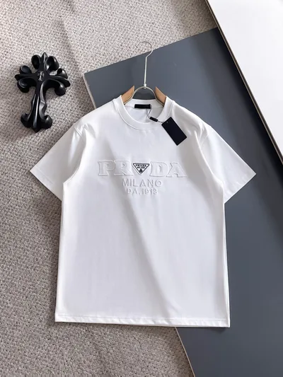 PAD Premium 340g Custom Fabric Heavyweight Classic V-Neck with Custom Triangle Logo