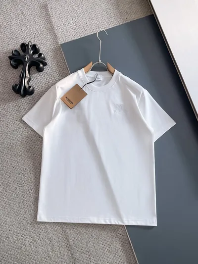 BURBERRY 340GSM Custom Fabric with Embroidered Logo