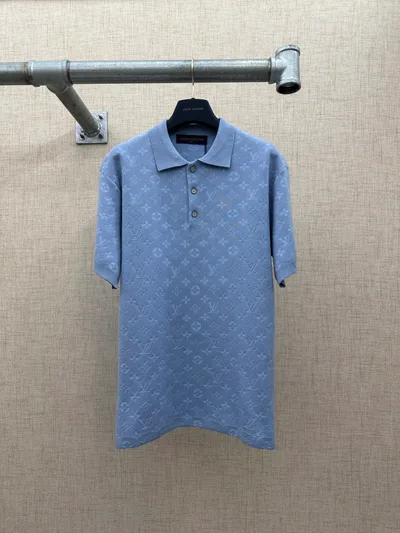 LV Monogram Jacquard Knit Polo Shirt - 26AW
