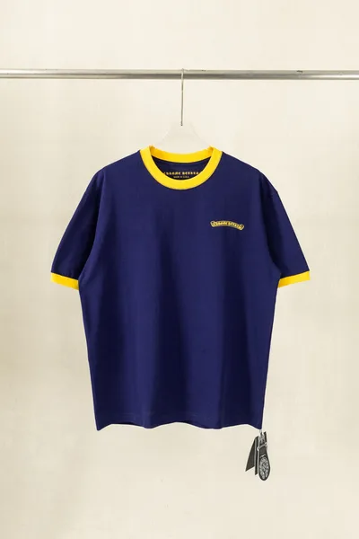 Chrome Hearts Heavy Wash 3D Foam & Color-Block Short Sleeve Tee