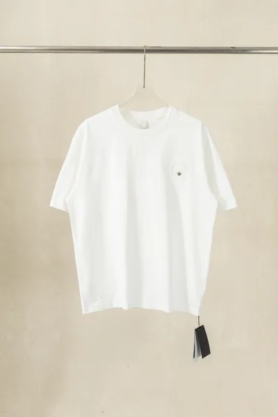 Chrome Hearts CH Heavy Wash 3D 16-Patch Embroidery Short Sleeve