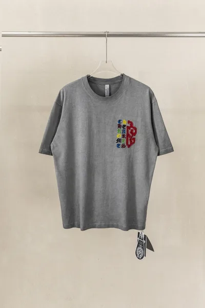 Chrome Hearts Heavy Wash Patch Embroidery Short Sleeve
