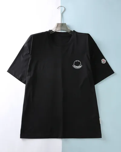 Mon* Button 26SS Spring/Summer Long Staple Cotton Basic Crew Neck Short Tee