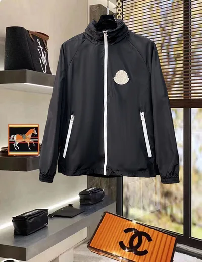 Moncler 2026 Spring New Arrival Men's Hooded Windbreaker Jacket