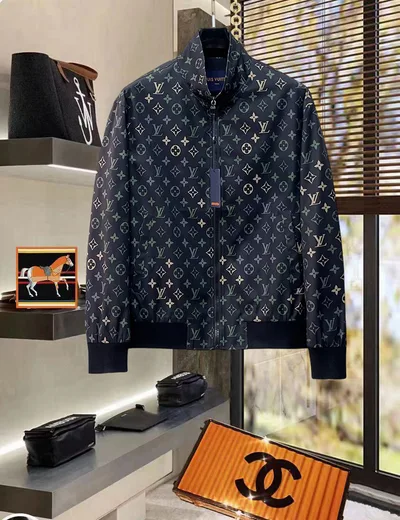 LV 2026 Spring New Original Men's Hooded Windbreaker Jacket