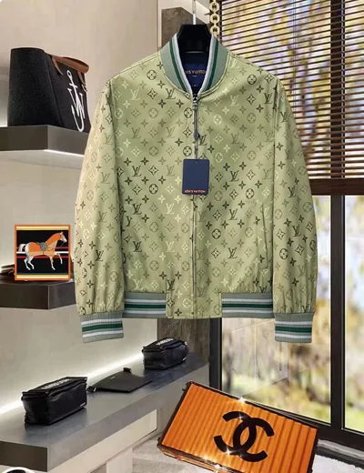 LV 2026 Spring New Original Men's Hooded Windbreaker Jacket