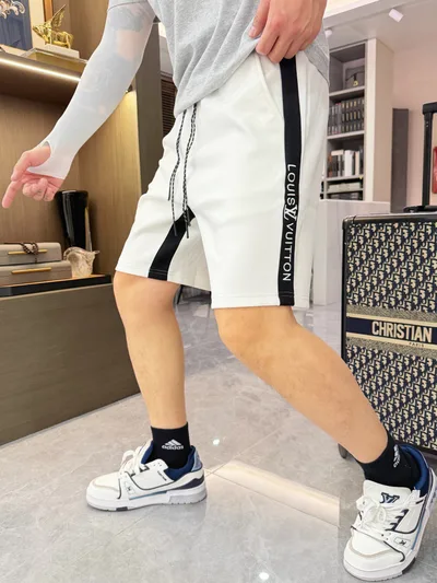 LV Three Labels Complete 2026 Summer New Men's Casual Shorts