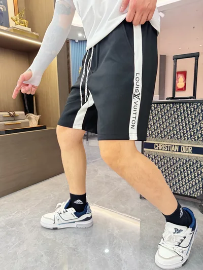 LV Three Labels Complete 2026 Summer New Men's Casual Shorts