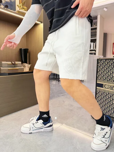 Chrome Hearts Three Tags Complete 2026 Summer New Men's Casual Shorts