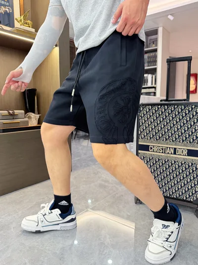 Chrome Hearts Three Tags Complete 2026 Summer New Men's Casual Shorts
