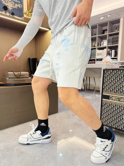 Chrome Hearts Three Tags Complete 2026 Summer New Men's Casual Shorts