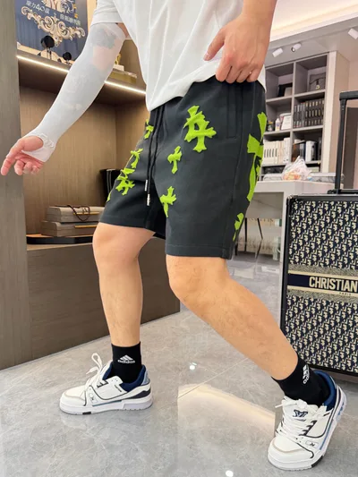 Chrome Hearts Three Tags Complete 2026 Summer New Men's Casual Shorts