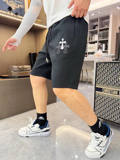 Chrome Hearts Three Tags Complete 2026 Summer New Men's Casual Shorts
