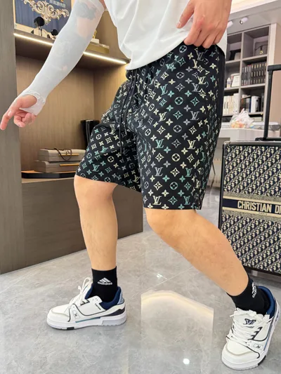 LV Three Labels Complete 2026 Summer New Men's Casual Shorts