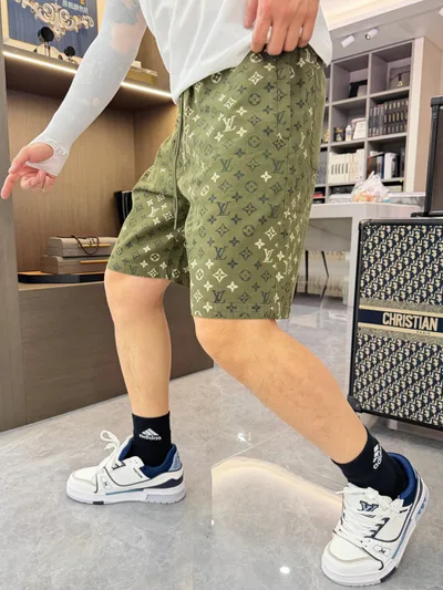 LV Three Labels Complete 2026 Summer New Men's Casual Shorts