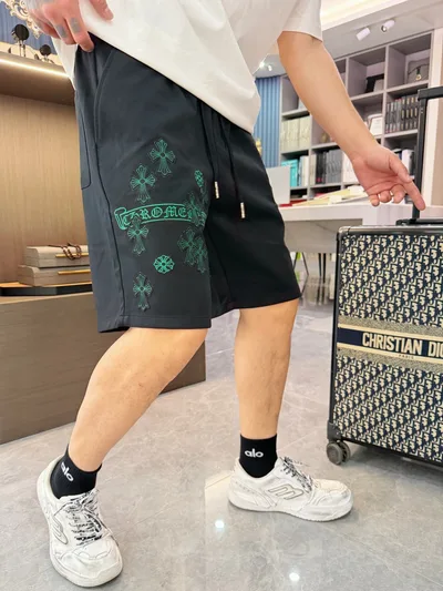 Chrome Hearts Three Tags Complete 2026 Summer New Men's Casual Shorts