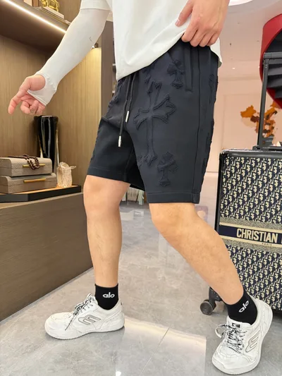 Chrome Hearts Three Tags Complete 2026 Summer New Men's Casual Shorts