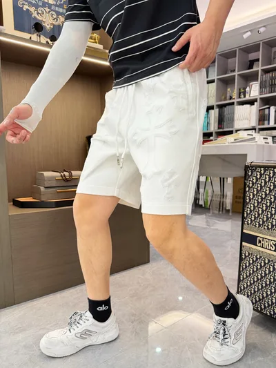 Chrome Hearts Three Tags Complete 2026 Summer New Men's Casual Shorts