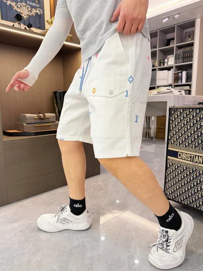 LV Three Labels Complete 2026 Summer New Men's Casual Shorts